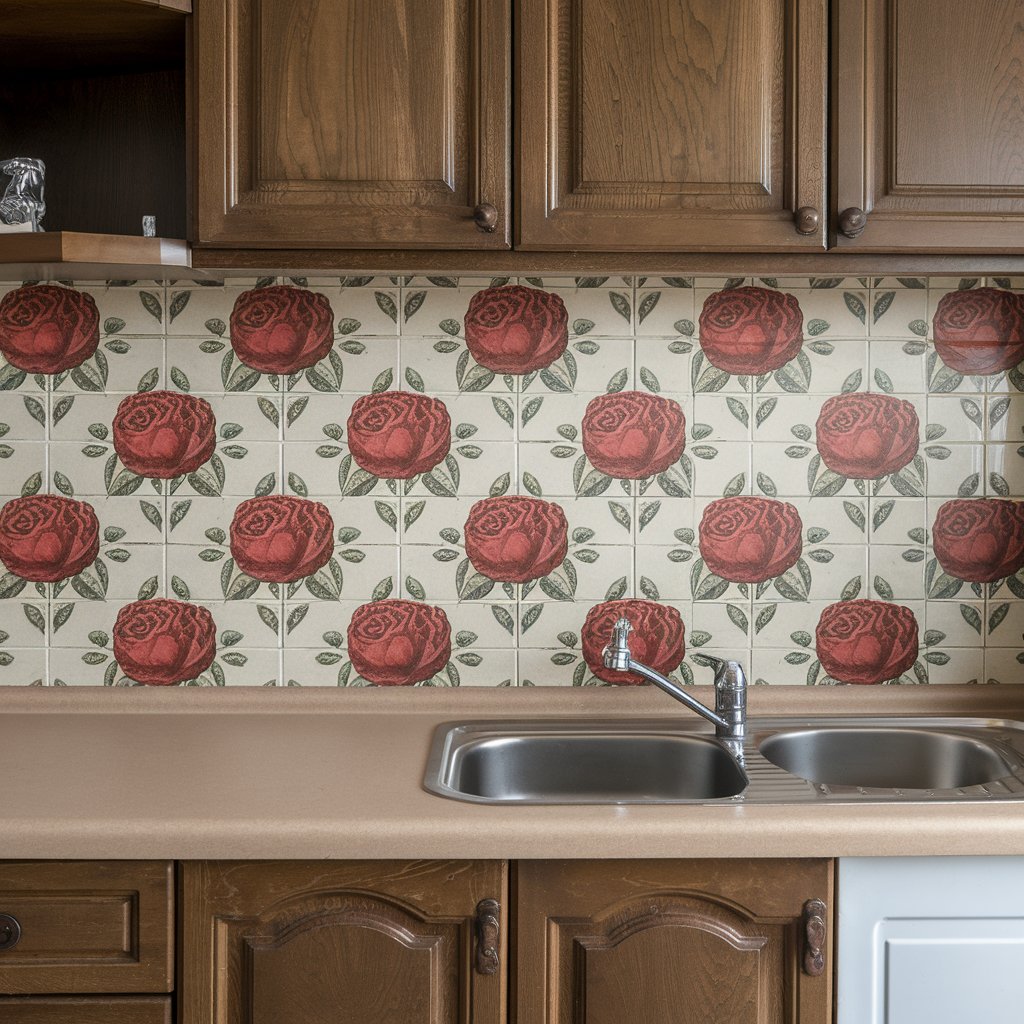 Backsplash Tile above Kitchen Cabinets